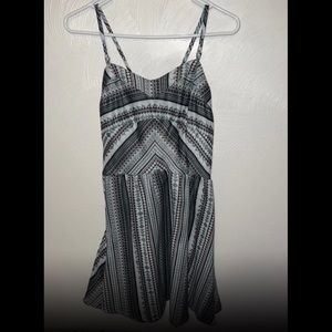 Patterned mini dress